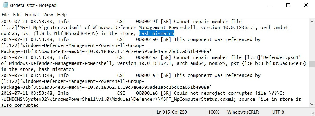 win10 18362.239ºbugsfc /scannowoޏ(f)ļ